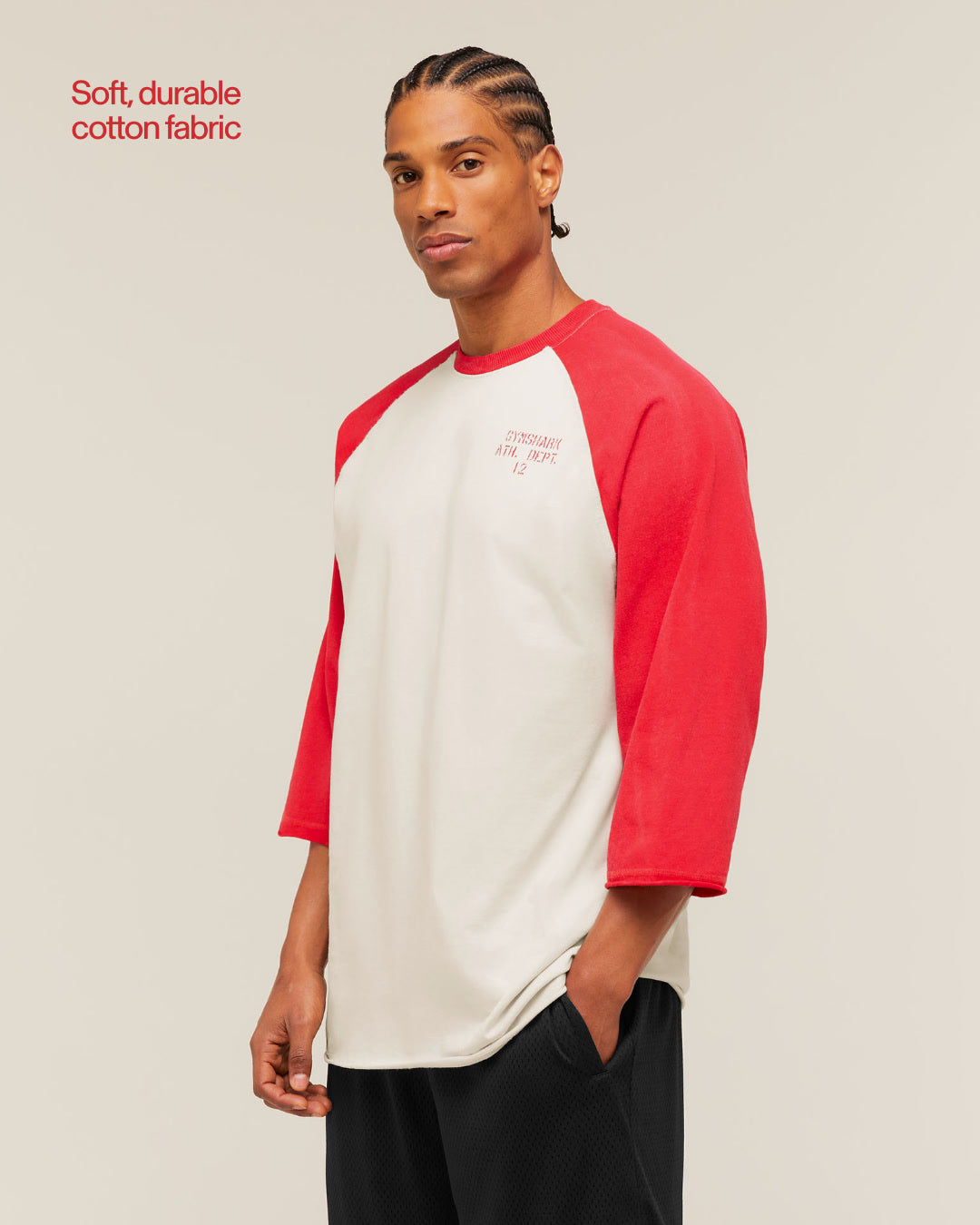 Retro Collegiate 3/4 Sleeve T-Shirt - Image 3