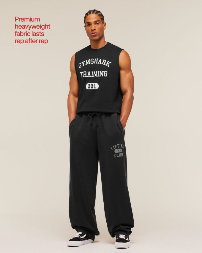 Retro Collegiate Graphic Wide Leg Pants