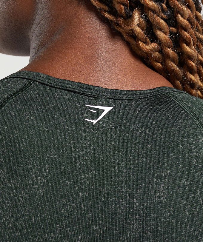 Adapt Fleck Seamless Crop Top