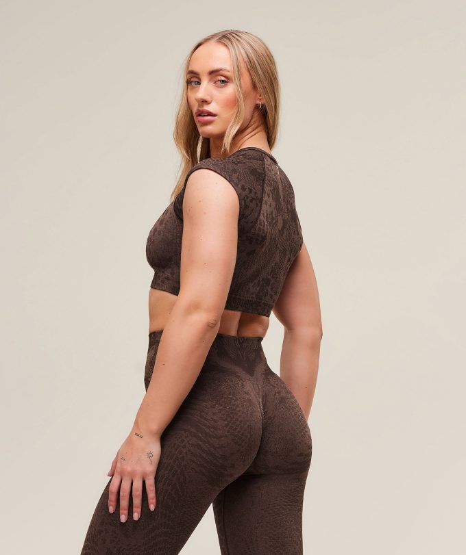 Adapt Animal X Whitney Seamless Crop Top