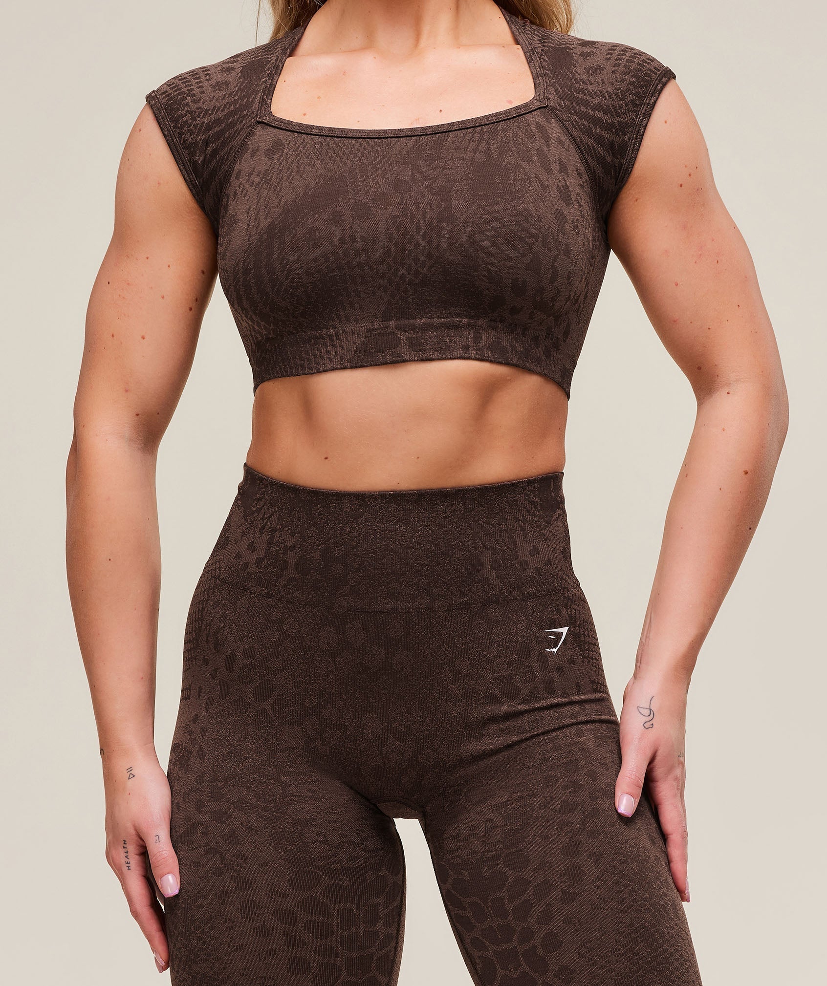 Adapt Animal X Whitney Seamless Crop Top - Image 5