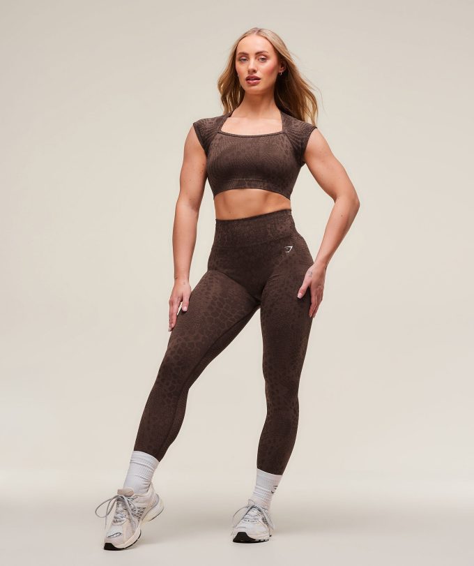 Adapt Animal X Whitney Seamless Crop Top