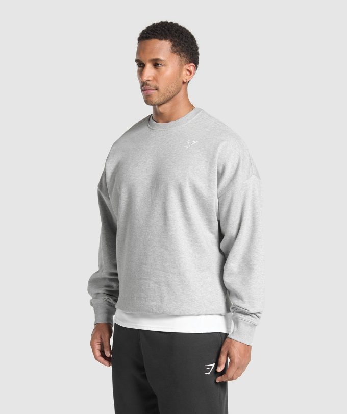 Oversized Crest Crew