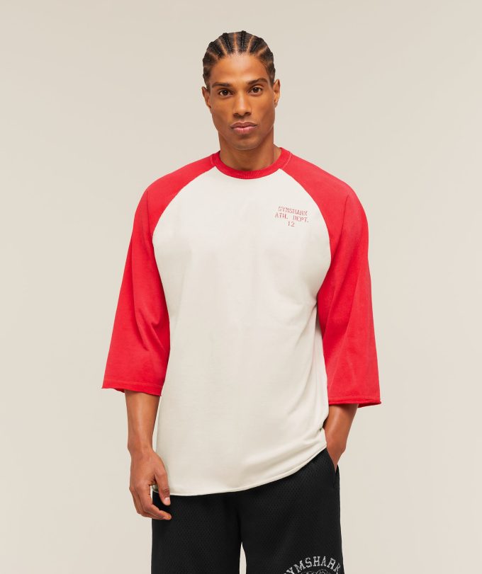 Retro Collegiate 3/4 Sleeve T-Shirt