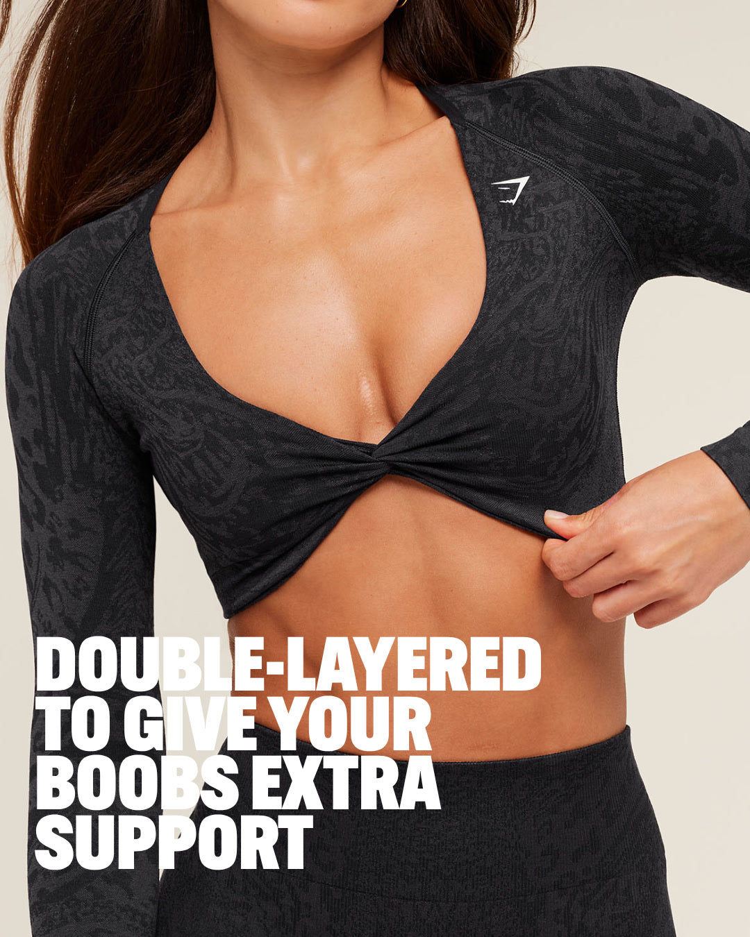 Adapt Animal X Whitney Long Sleeve Crop Top - Image 2