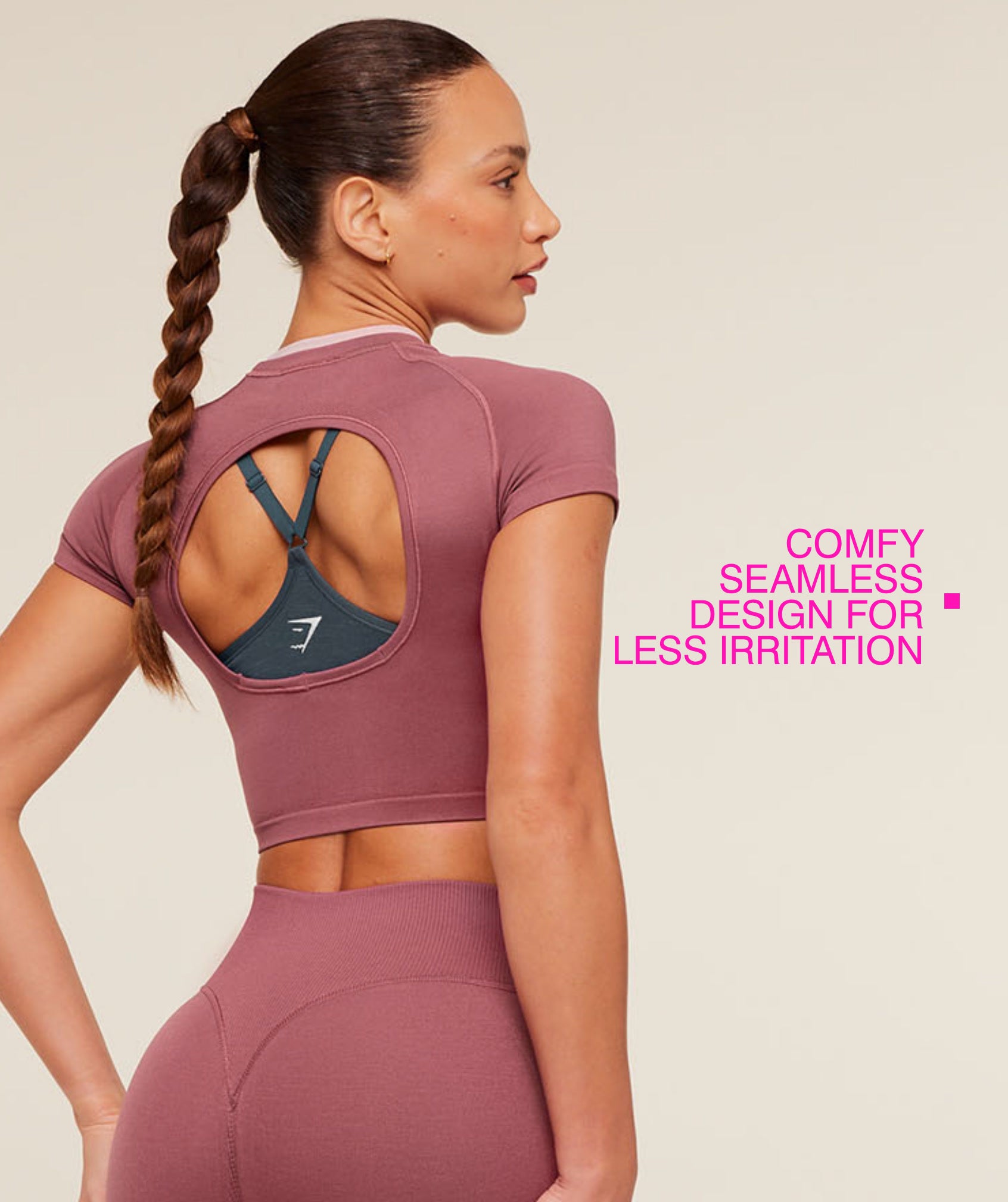 Interval Seamless Short Sleeve Crop Top - Image 2