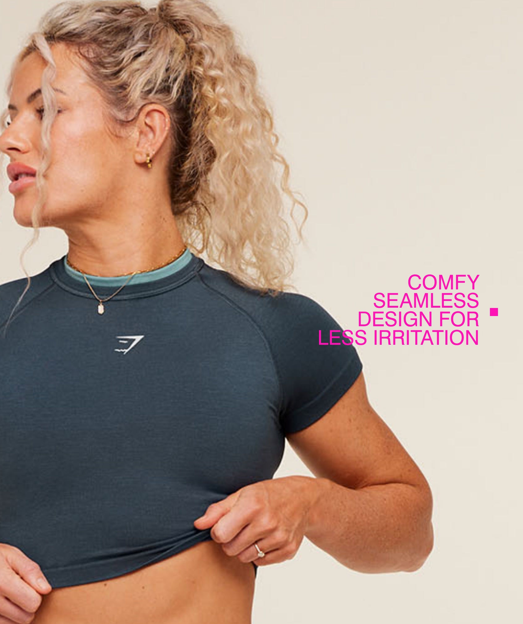 Interval Seamless Short Sleeve Crop Top - Image 2