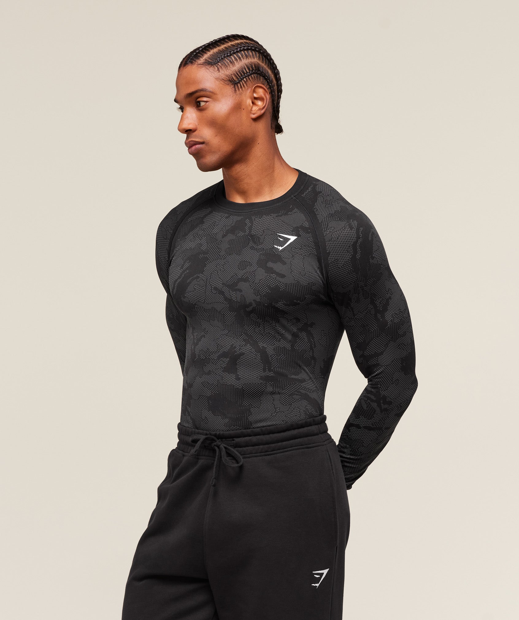 Geo Seamless Long Sleeve T-Shirt - Image 3