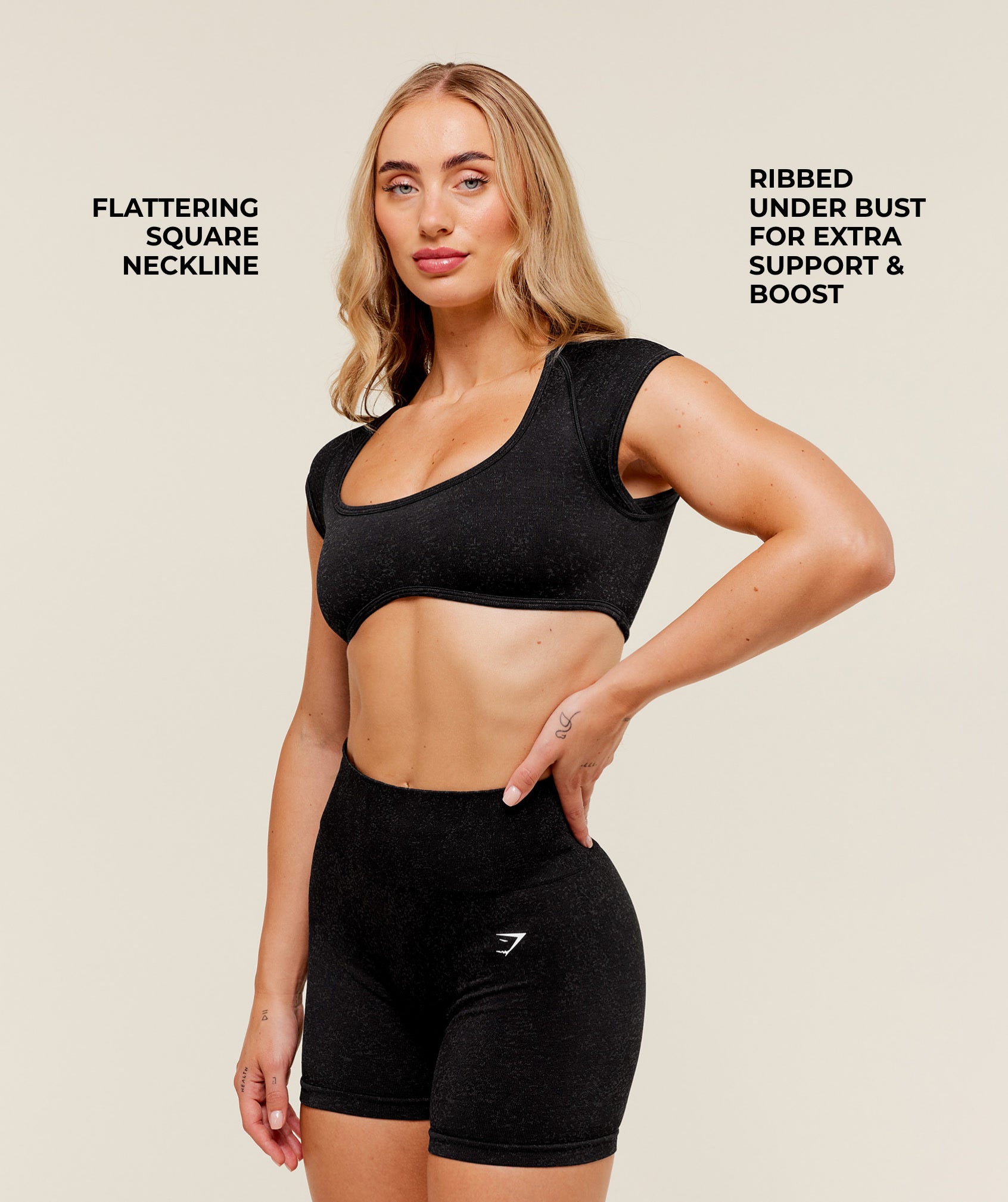 Adapt Fleck x Whitney Short Sleeve Crop Top - Image 4
