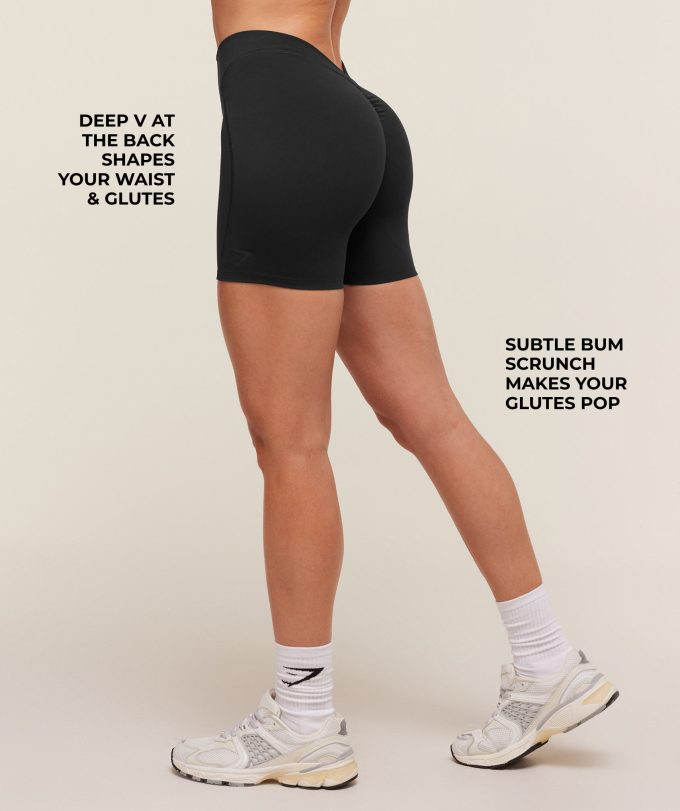 Lifting Dipped Waistband Shorts