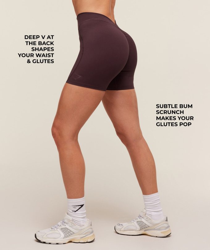 Lifting Dipped Waistband Shorts