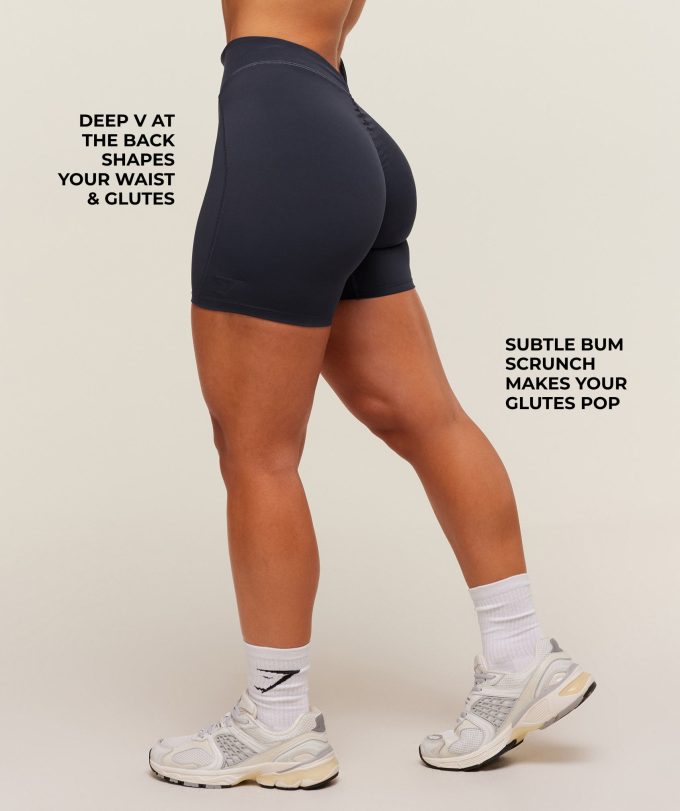 Lifting Dipped Waistband Shorts