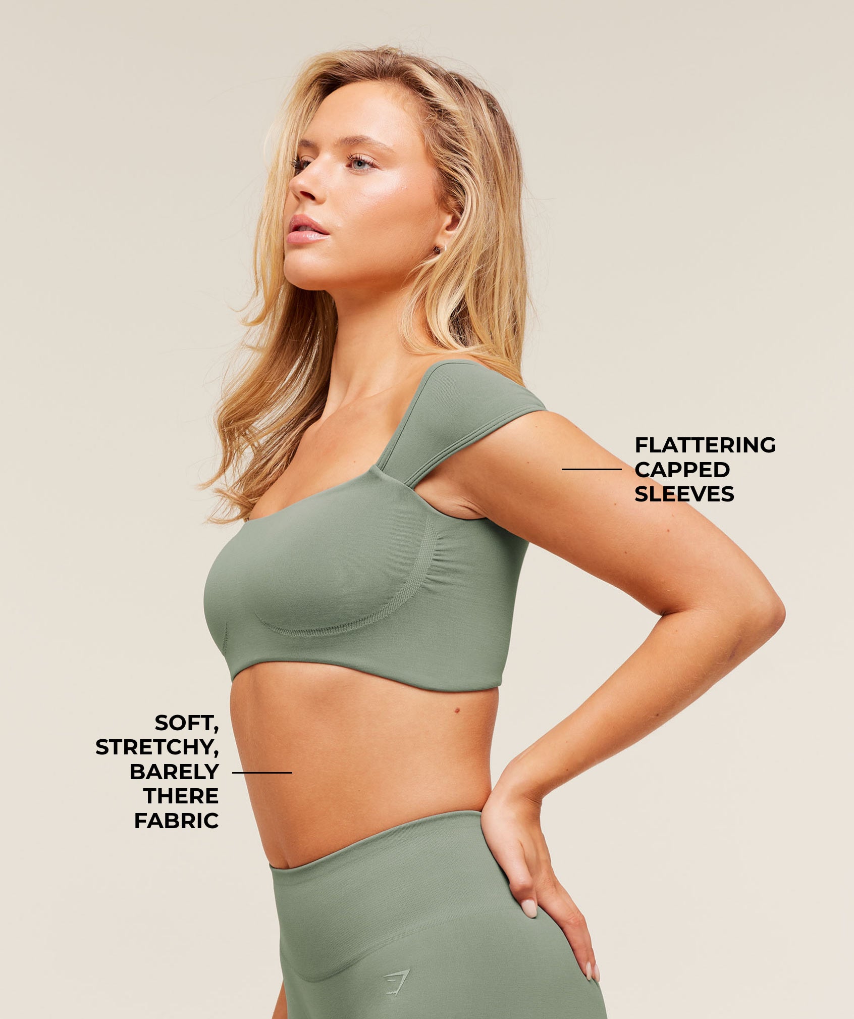 Soft Sculpt Cap Sleeve Bralette - Image 2