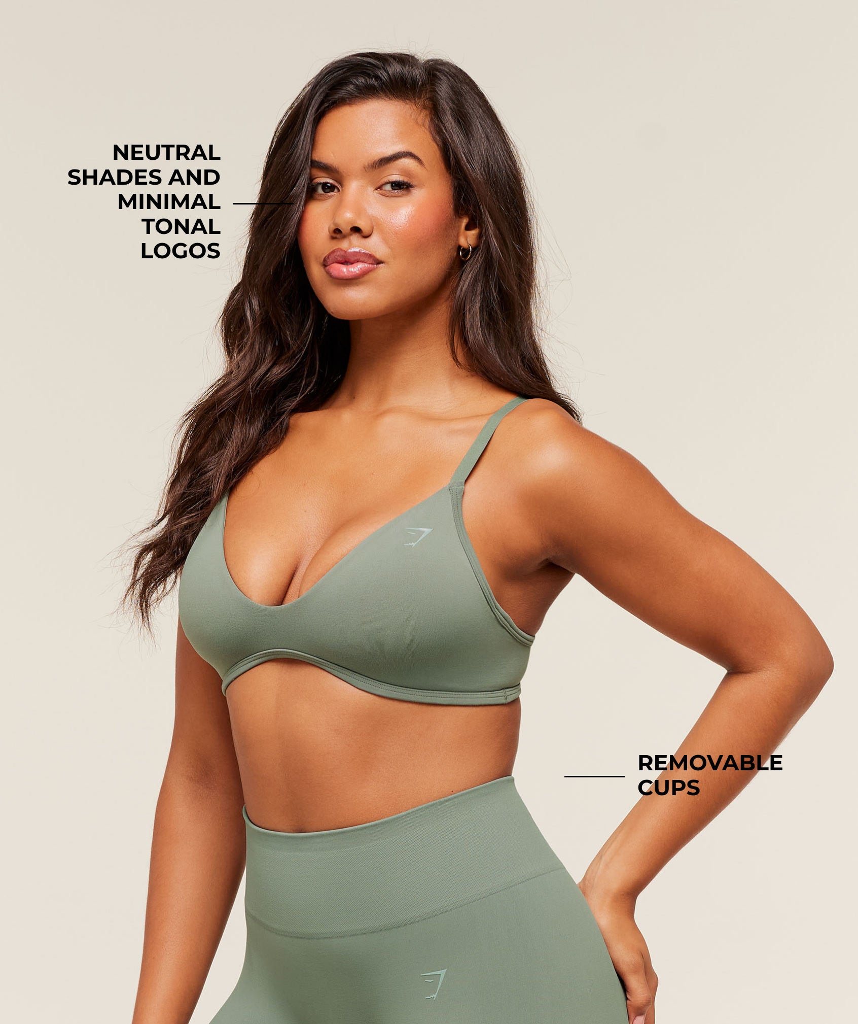 Soft Sculpt V-neck Sports Bra - Image 2