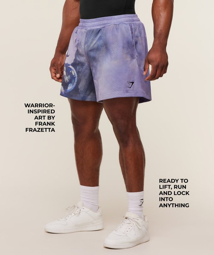 Power x Frazetta Graphic Shorts