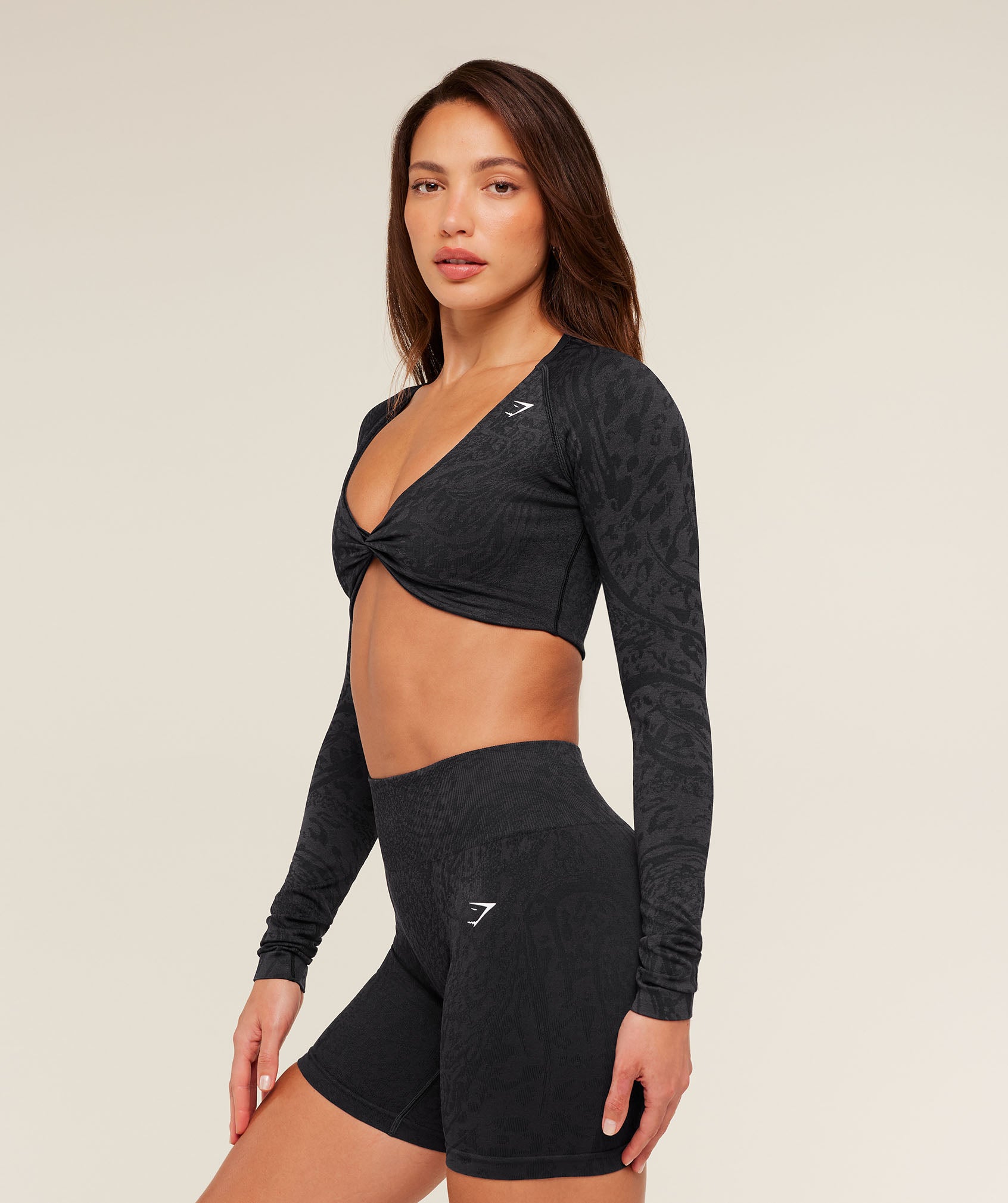 Adapt Animal X Whitney Long Sleeve Crop Top - Image 4