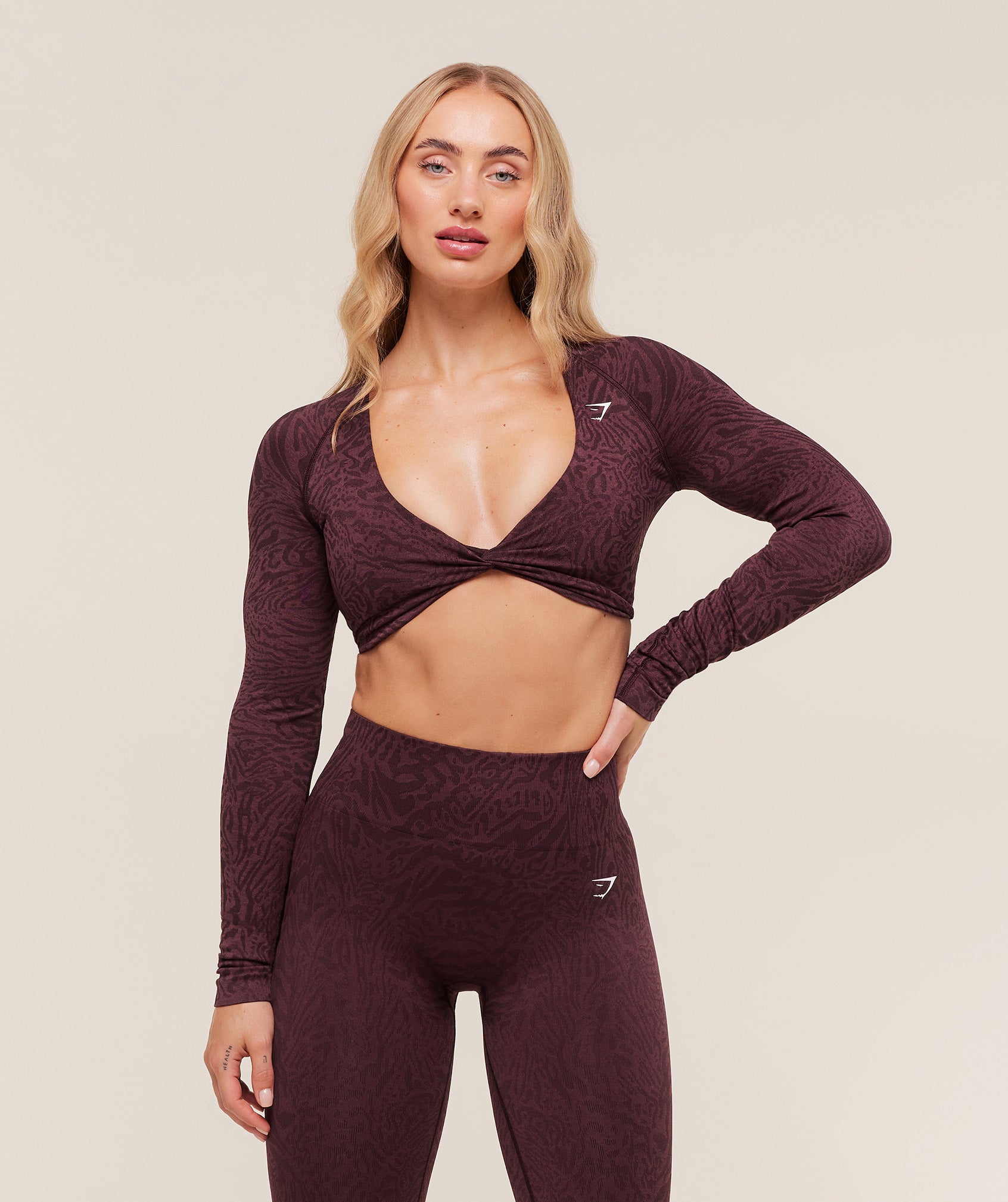 Adapt Animal Long Sleeve Crop Top - Image 8