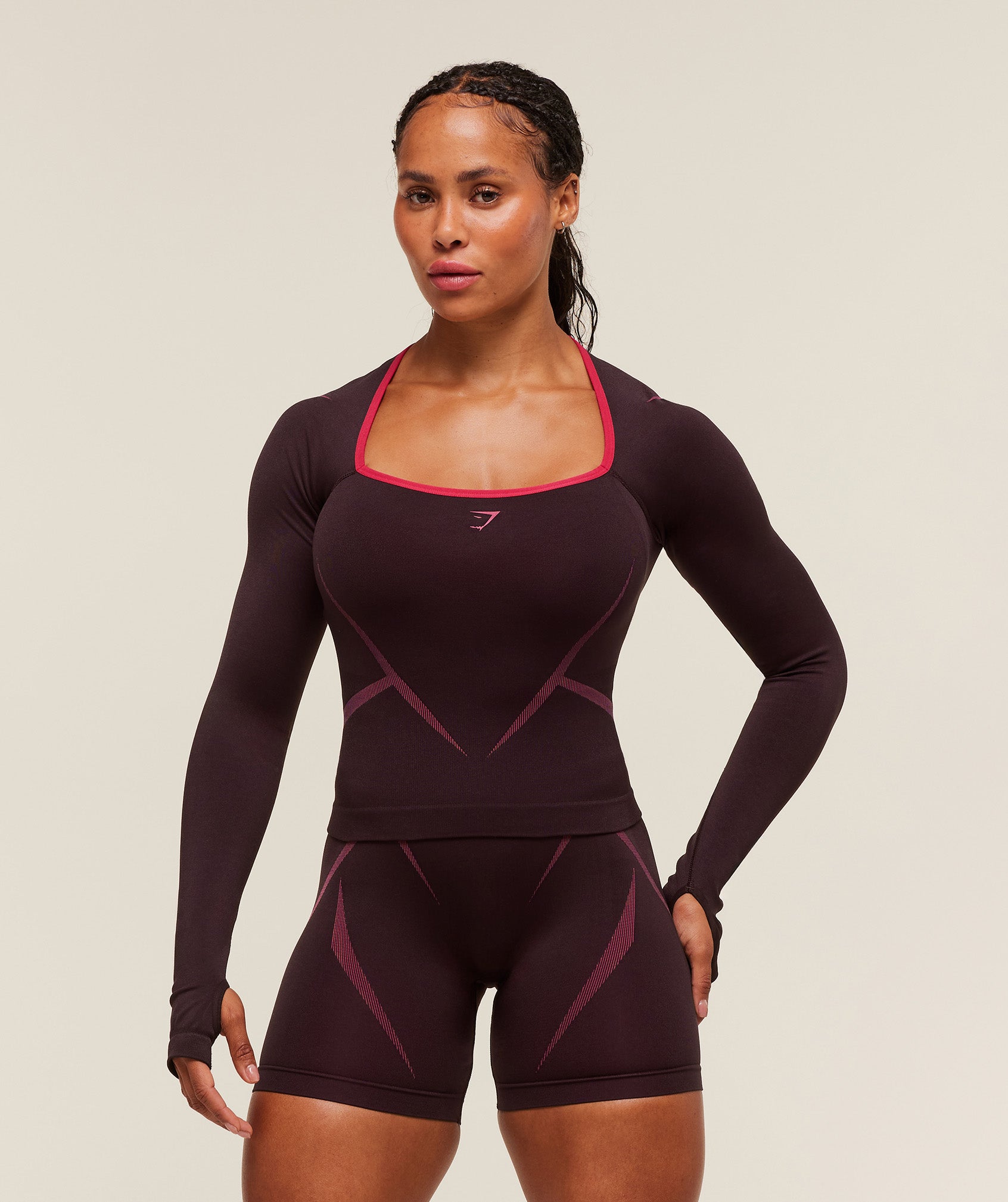 Apex Lift Seamless Long Sleeve Crop Top - Image 7
