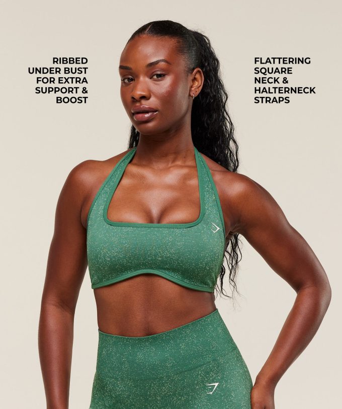 Adapt Fleck x Whitney Halterneck Sports Bra