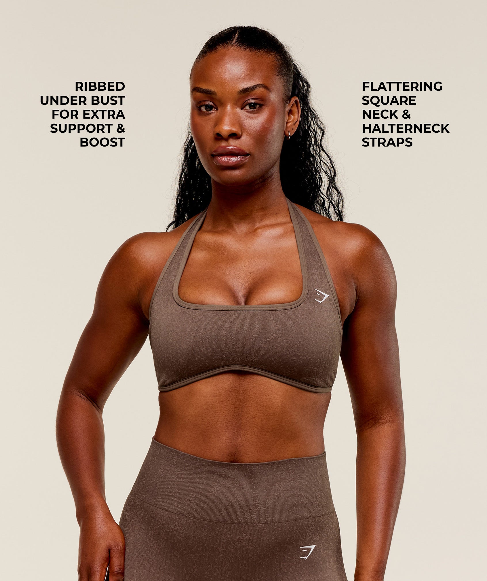 Adapt Fleck x Whitney Halterneck Sports Bra - Image 4