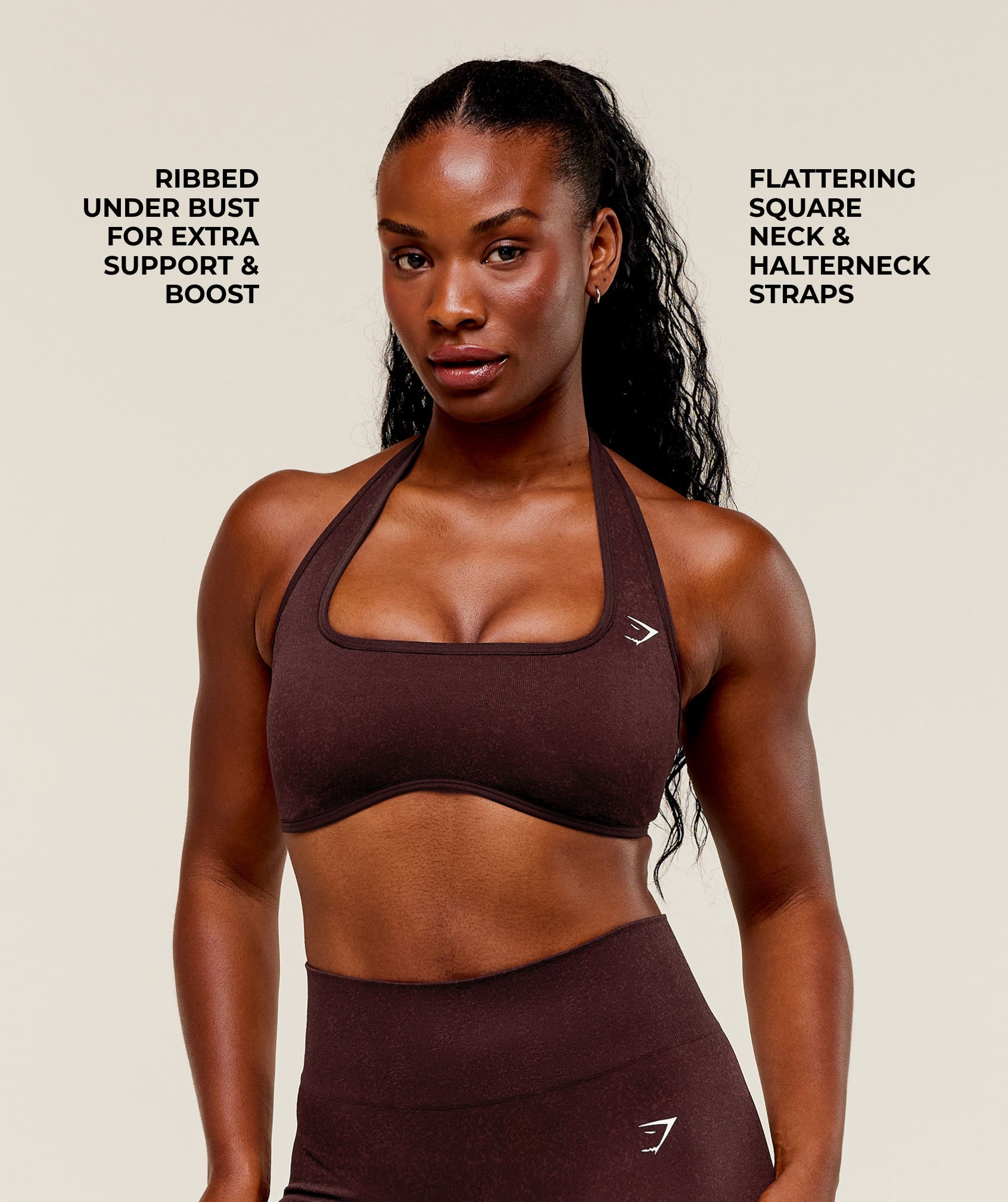 Adapt Fleck x Whitney Halterneck Sports Bra - Image 5