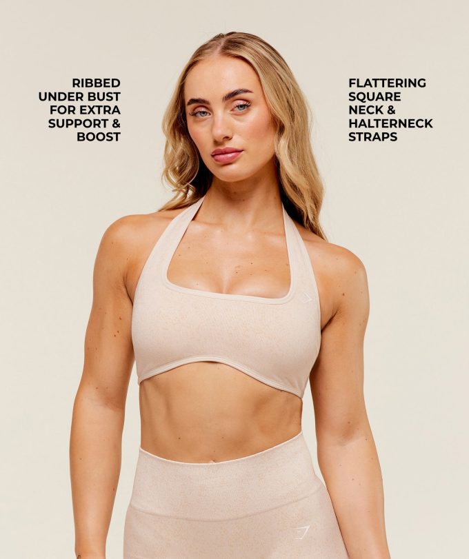 Adapt Fleck x Whitney Halterneck Sports Bra