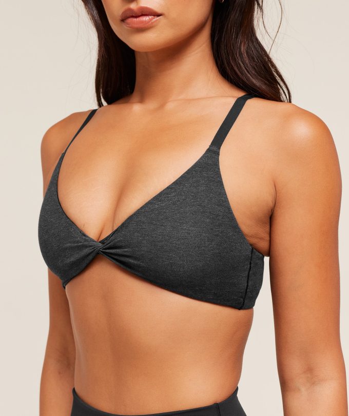 Cotton Twist Front Bralette