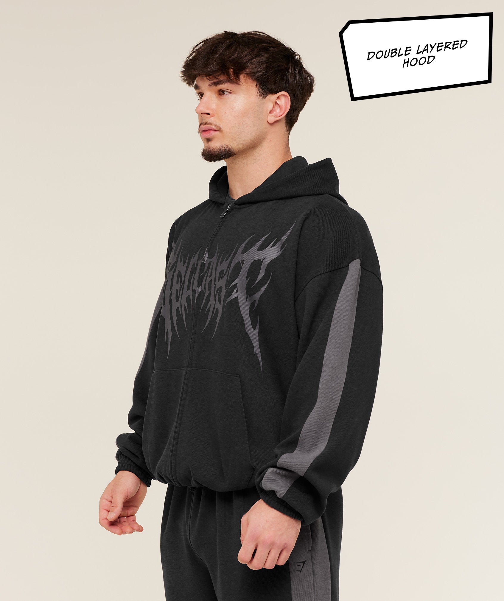 Gymshark x Carlos Belcast Zip Up Hoodie - Image 2