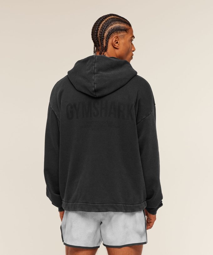 Conditioning Club Washed Zip Through Hoodie