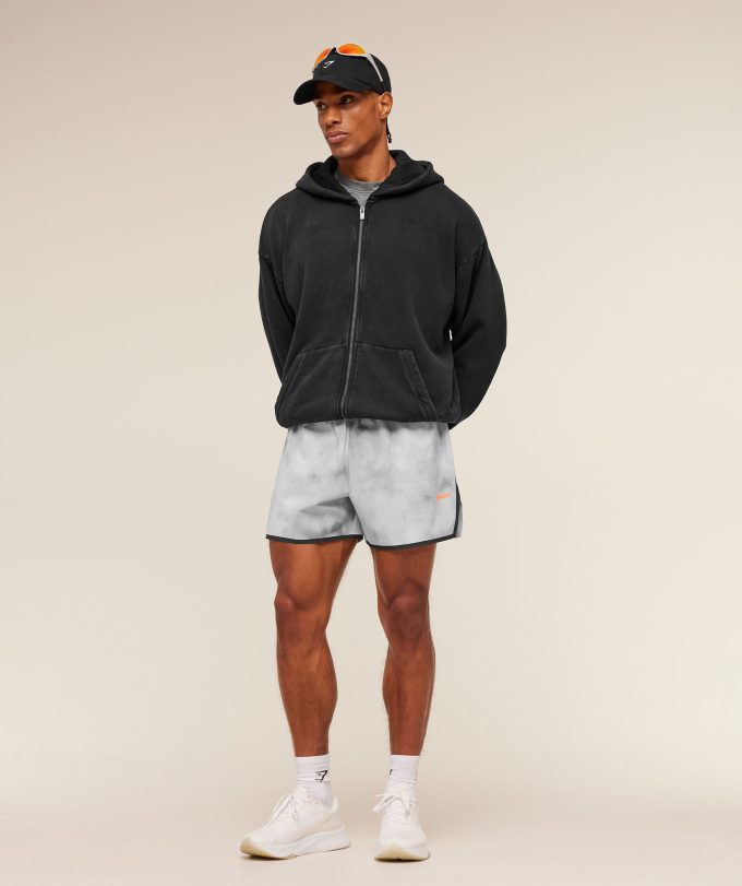 Conditioning Club Washed Zip Through Hoodie