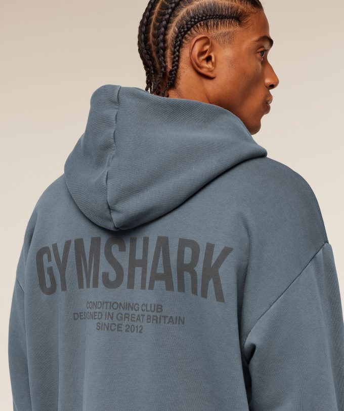 Conditioning Club Washed Zip Through Hoodie