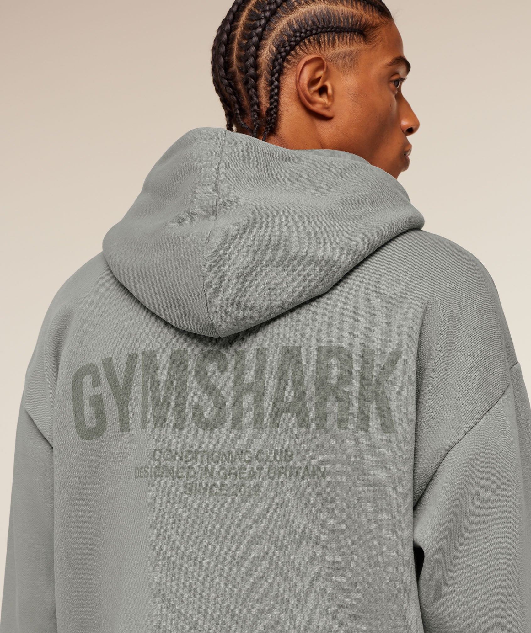 Conditioning Club Washed Zip Through Hoodie - Image 6