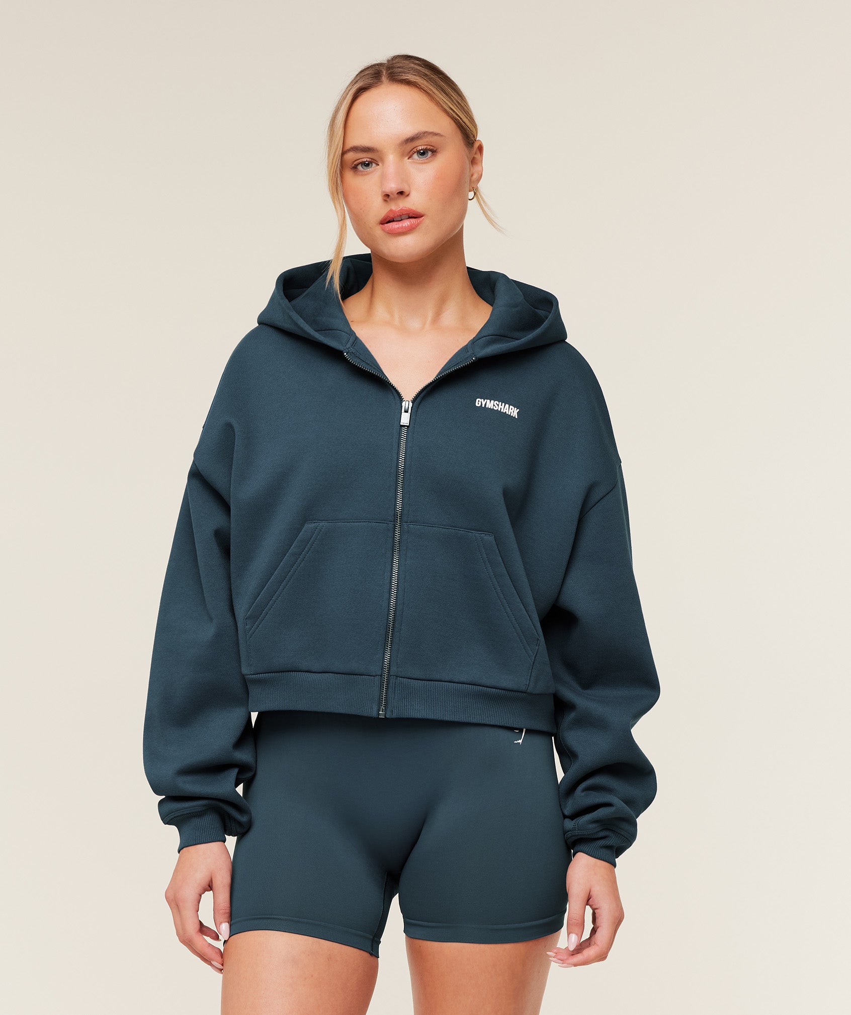 Cosy Luxe Zip Through Hoodie - Image 7