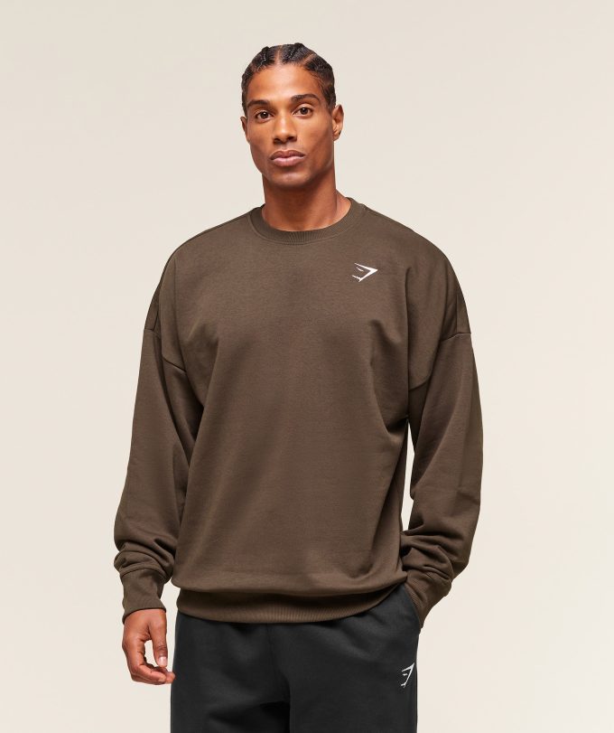 Oversized Crest Crew