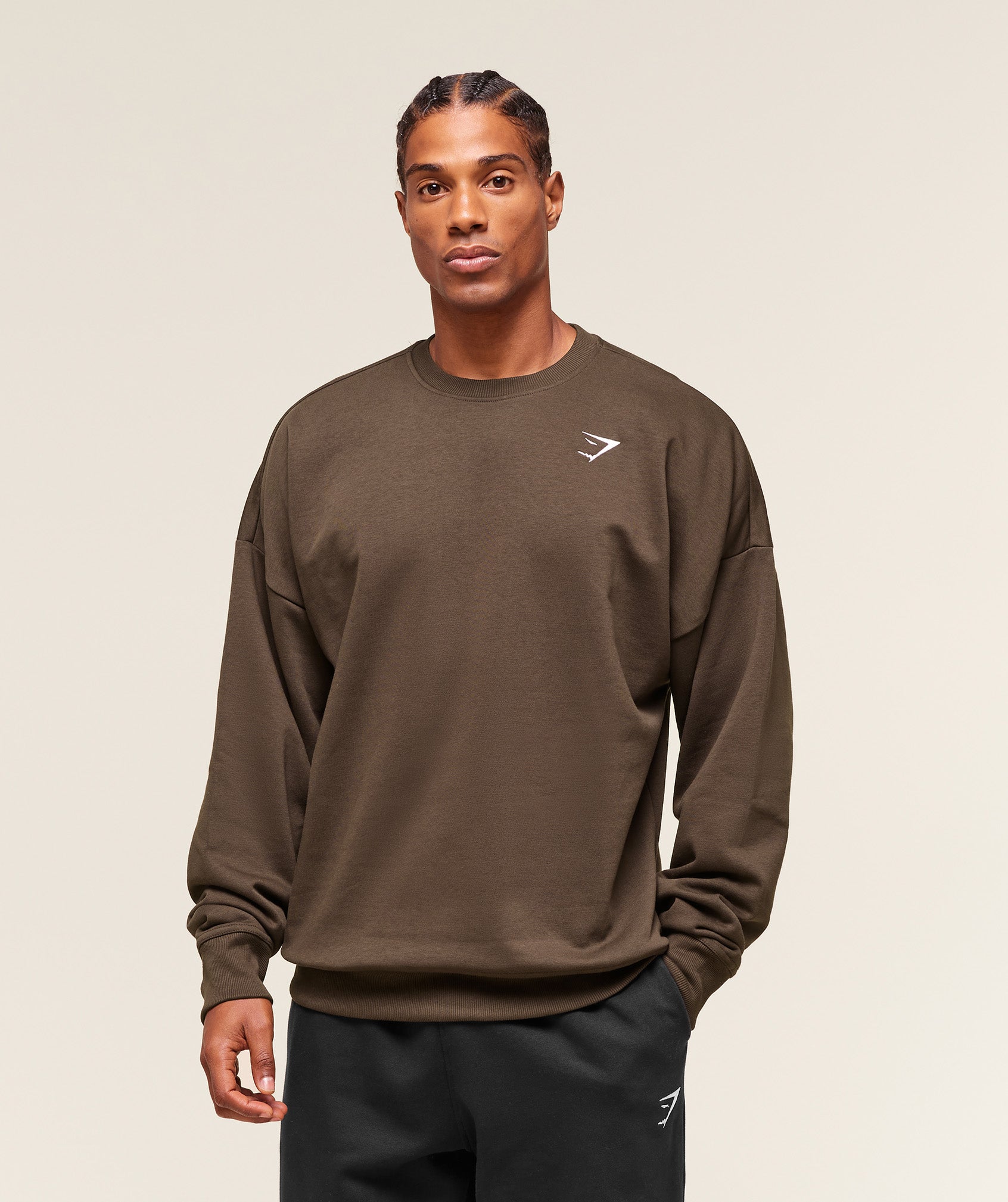 Oversized Crest Crew