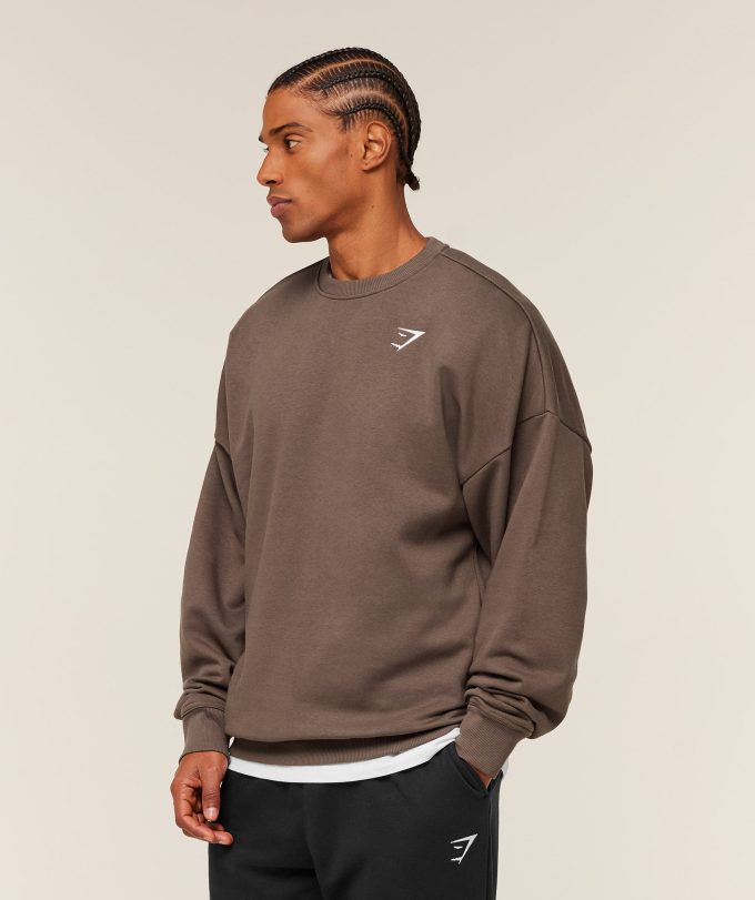 Oversized Crest Crew