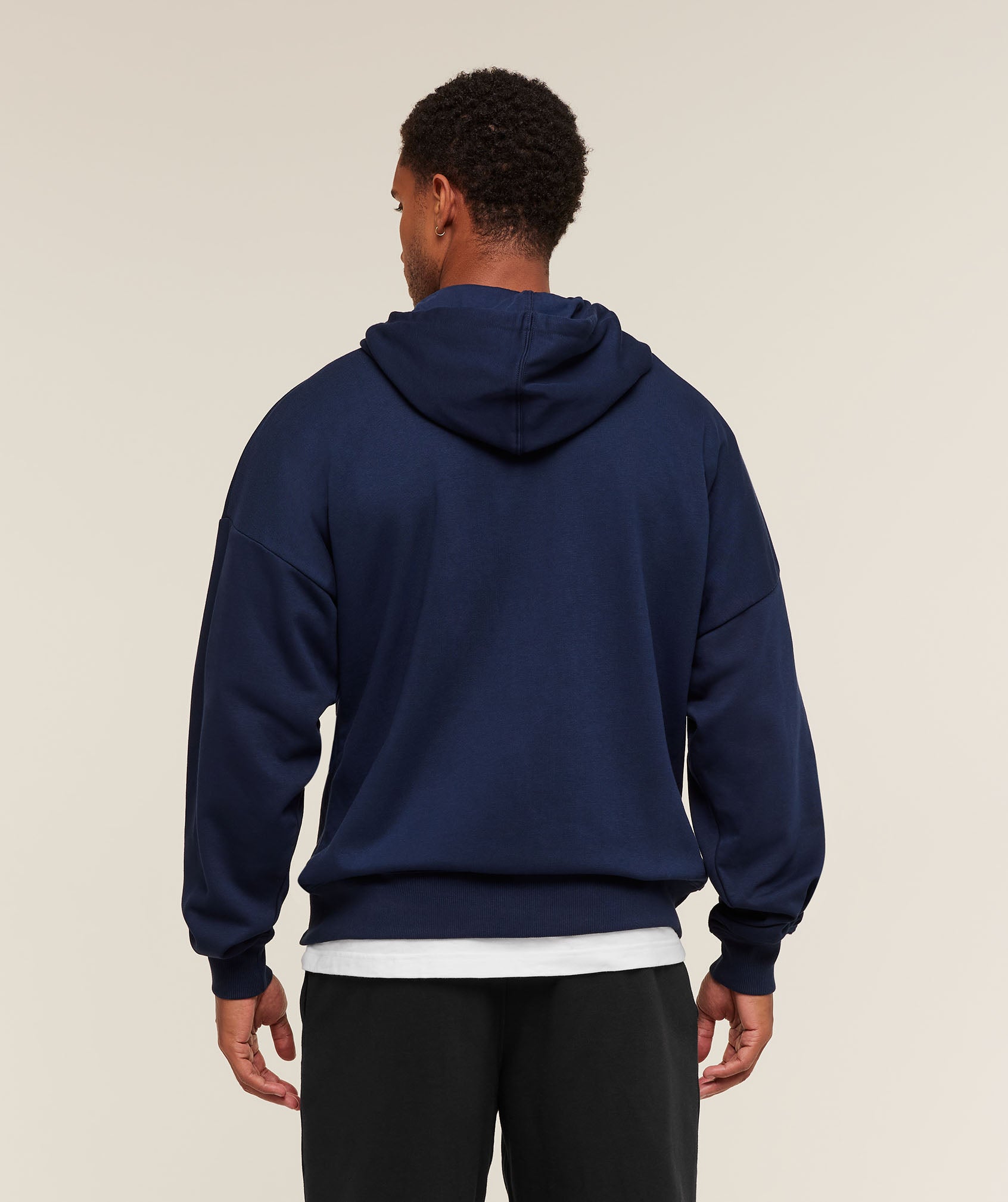 Crest Oversized Zip Up Hoodie - Image 2