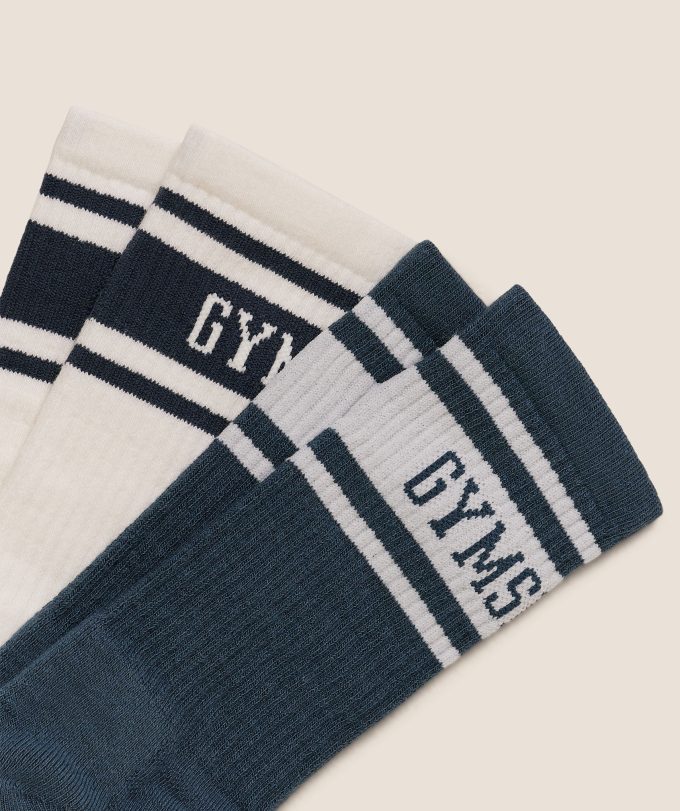 Collegiate Crew Sock 2pk