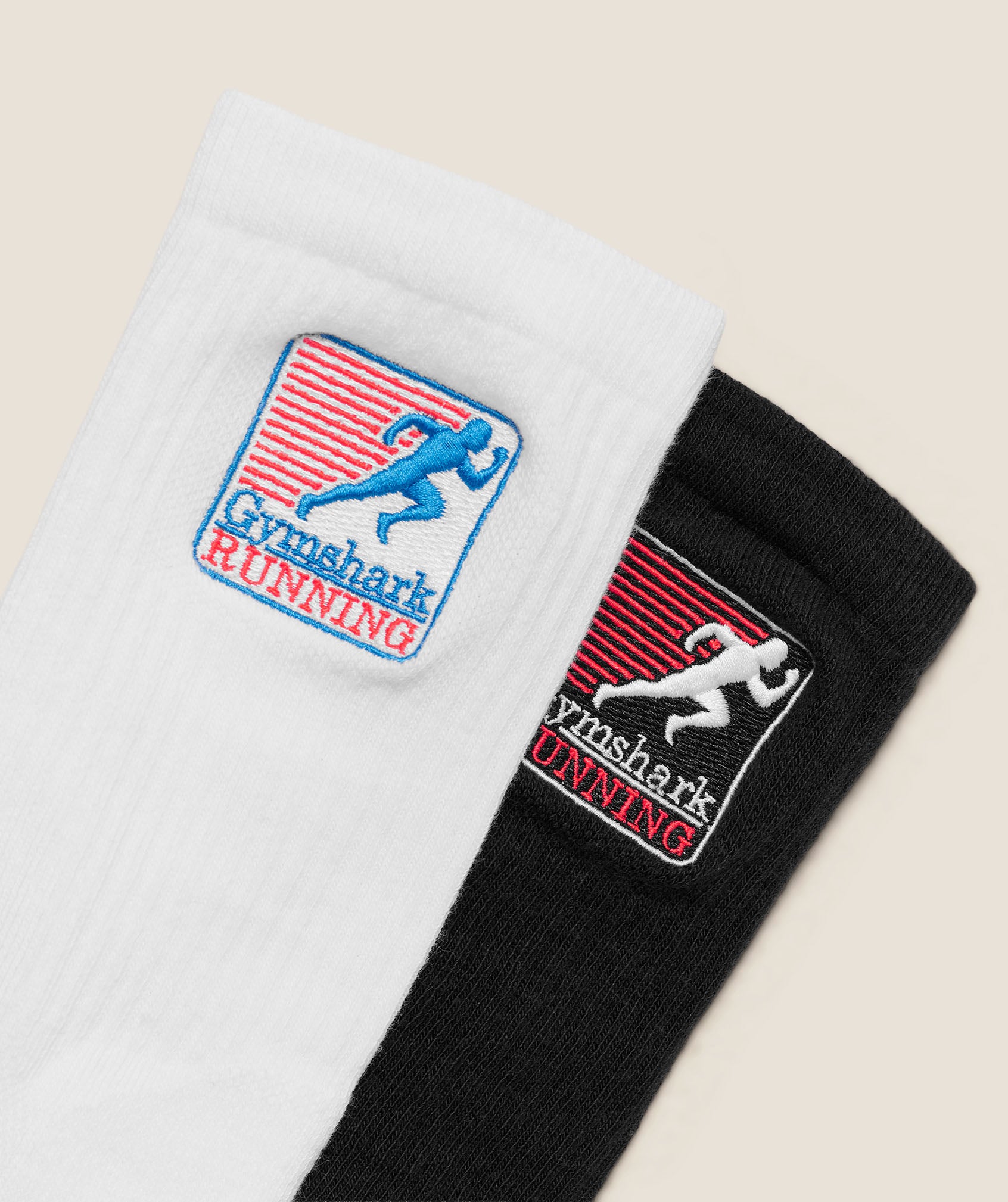 Running Graphic Crew Socks 2pk - Image 2