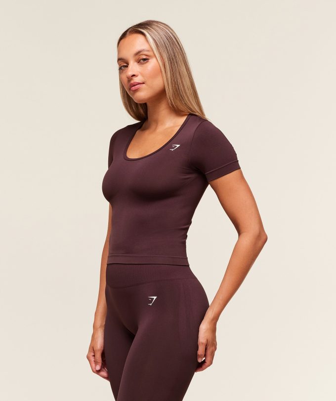 Everyday Seamless Tight Fit Crew Neck Tee