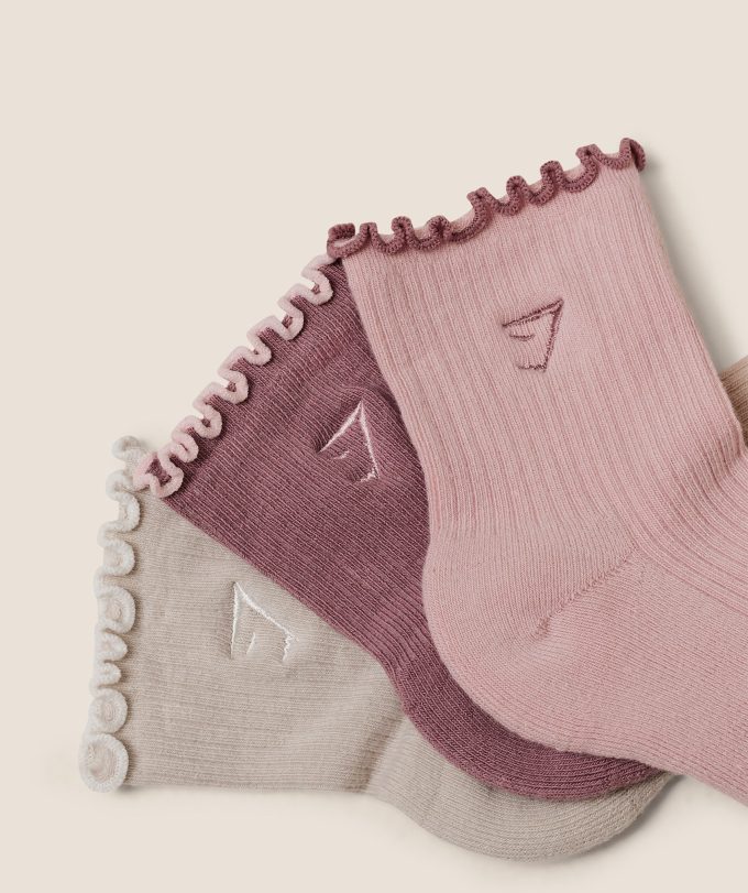 Midi Frill Socks 3pk