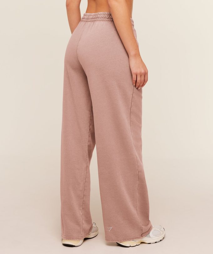 Chainstitch Graphic Wide Leg Joggers