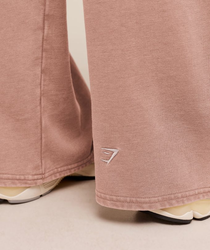 Chainstitch Graphic Wide Leg Joggers