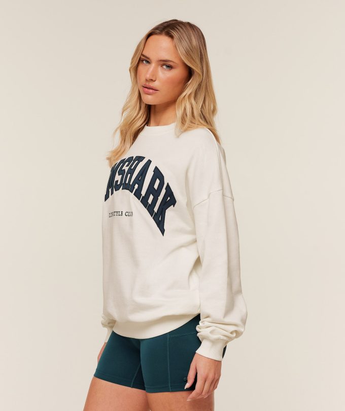 Collegiate Graphic Crew Neck Pullover