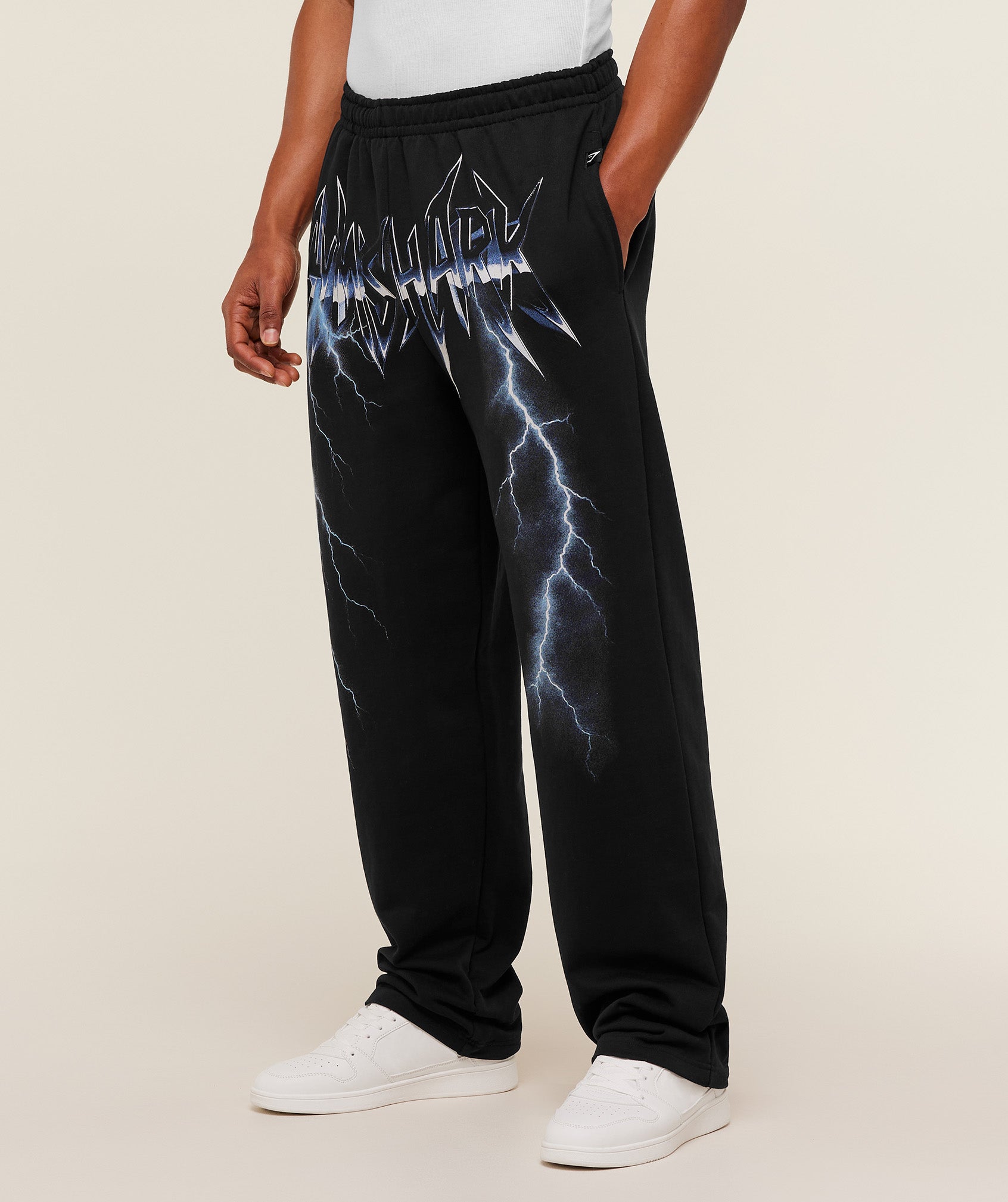 Eagle Band Style Graphic Straight Leg Pants - Image 3