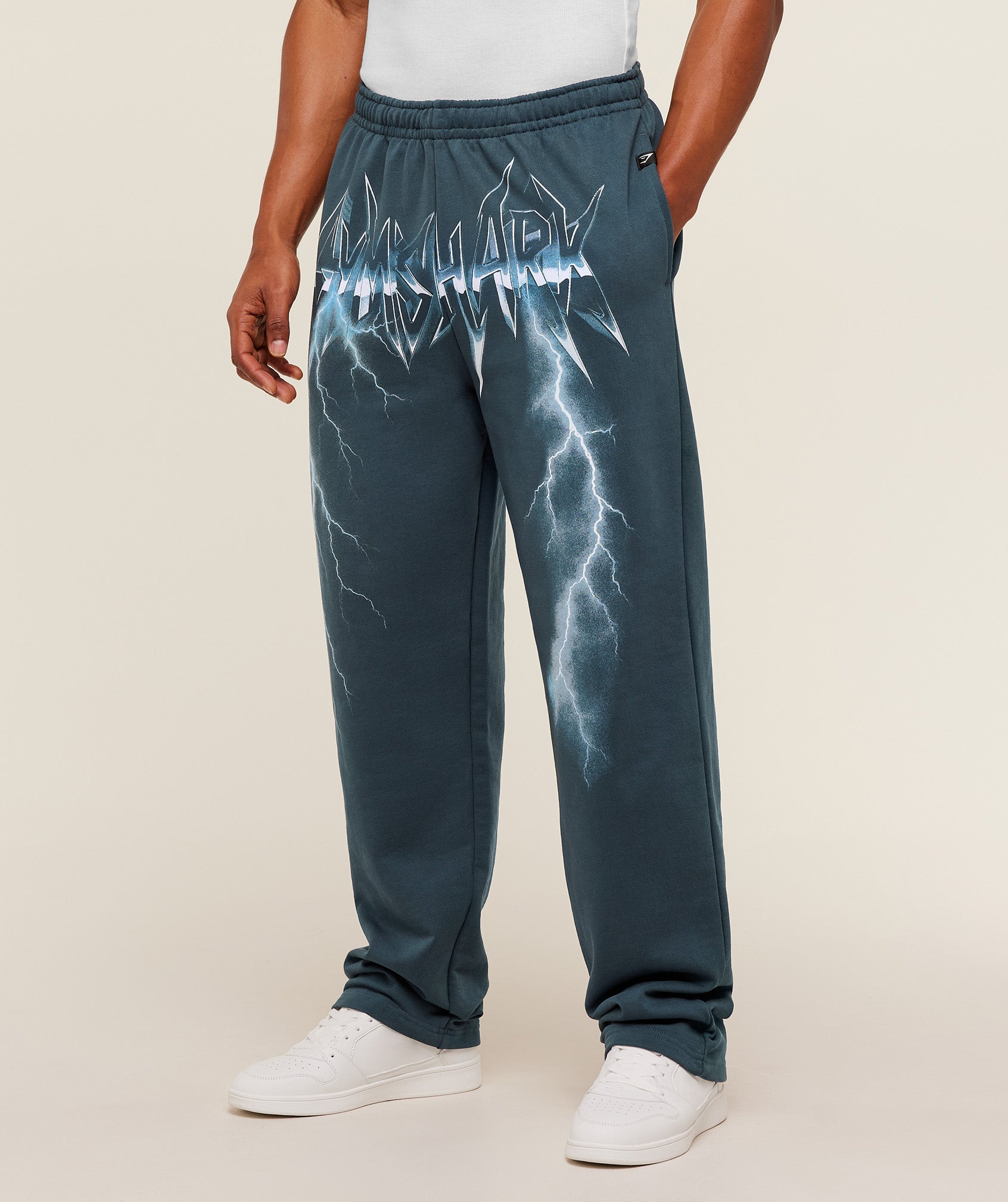 Eagle Band Style Graphic Straight Leg Pants - Image 2