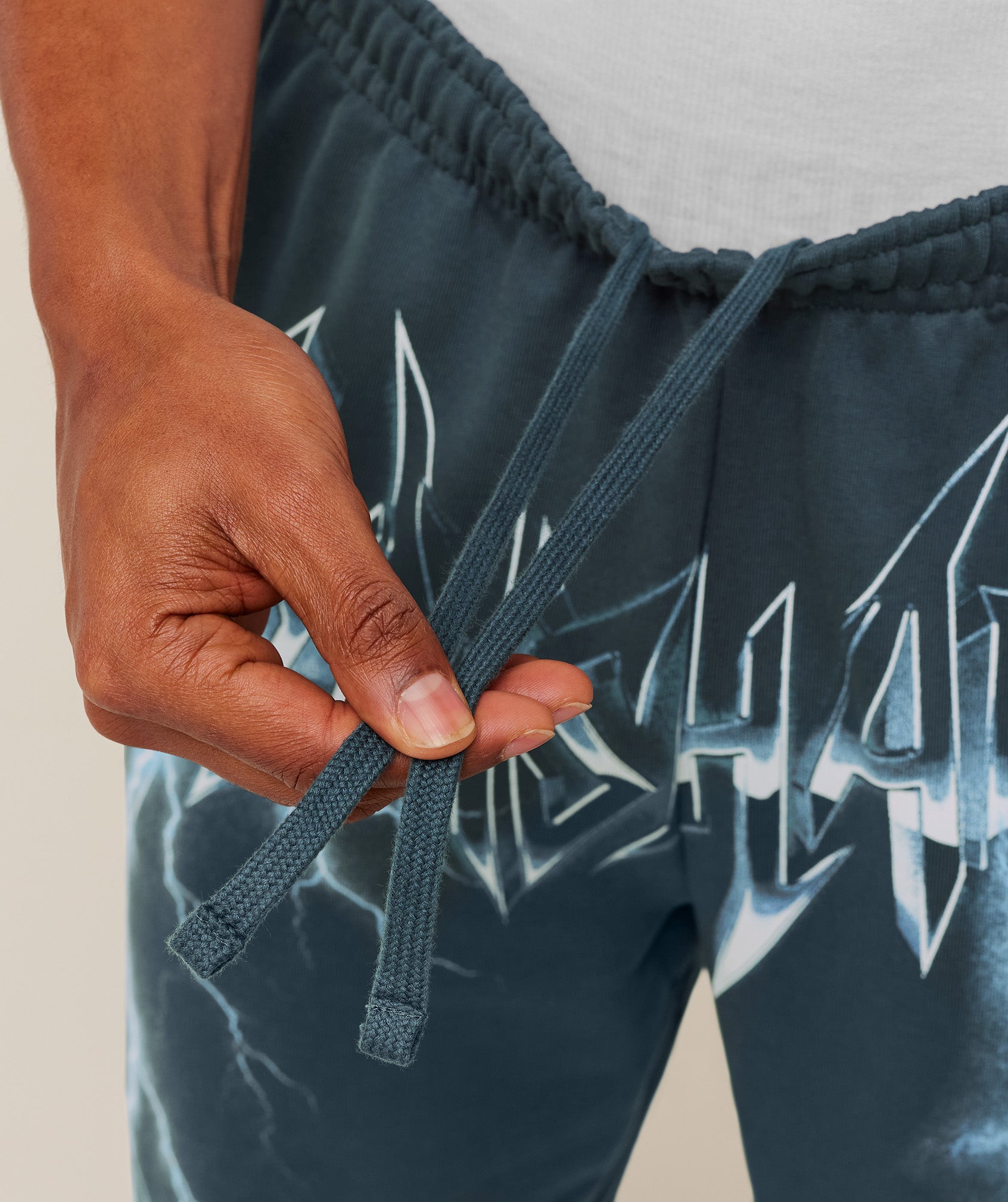 Eagle Band Style Graphic Straight Leg Pants - Image 5