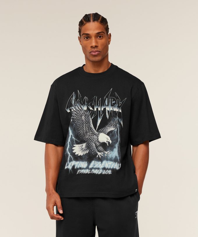 Eagle Band Style Graphic T-Shirt