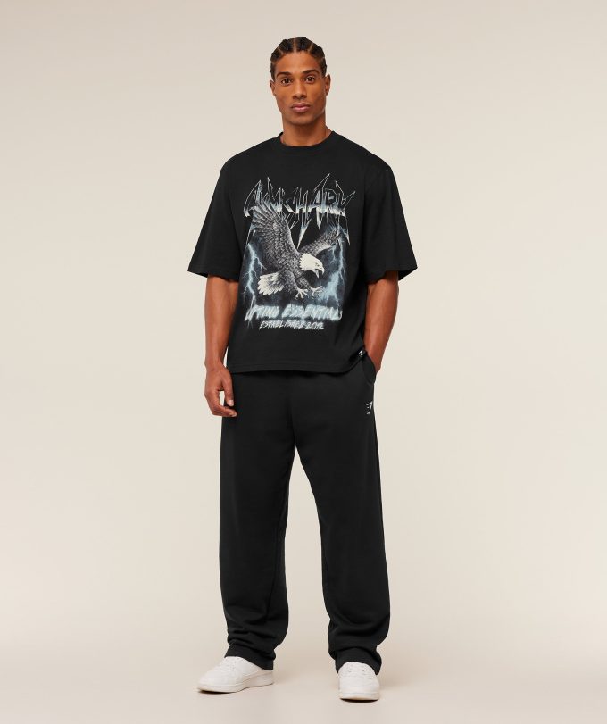 Eagle Band Style Graphic T-Shirt