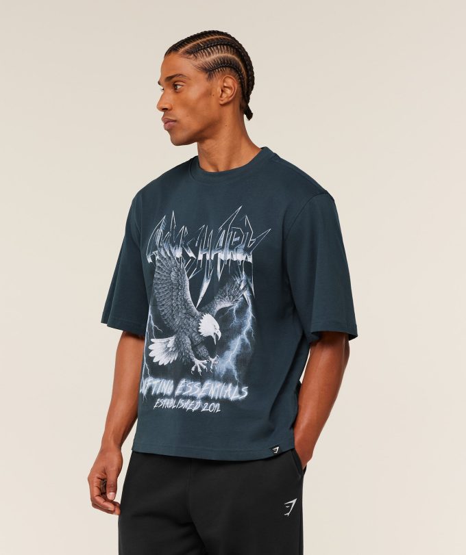 Eagle Band Style Graphic T-Shirt
